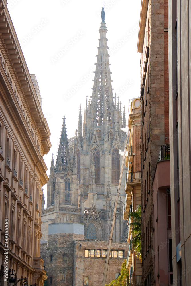 Barcelona Cathedral in Catalonia, Spain