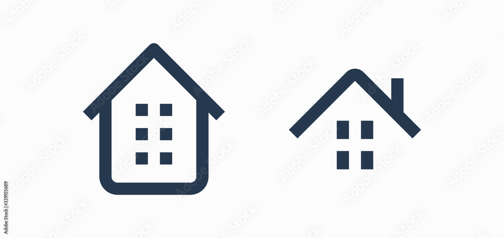 House estate set line vector minimalistic icon. Apartment symbol. Household silhouette icons set for web design. Modern flat home icon for app design. Building state sign minimal flat linear icons House estate set line vector minimalistic icon. Apartment symbol. Household silhouette icons set for web design. Modern flat home icon for app design. Building state sign minimal flat linear icons