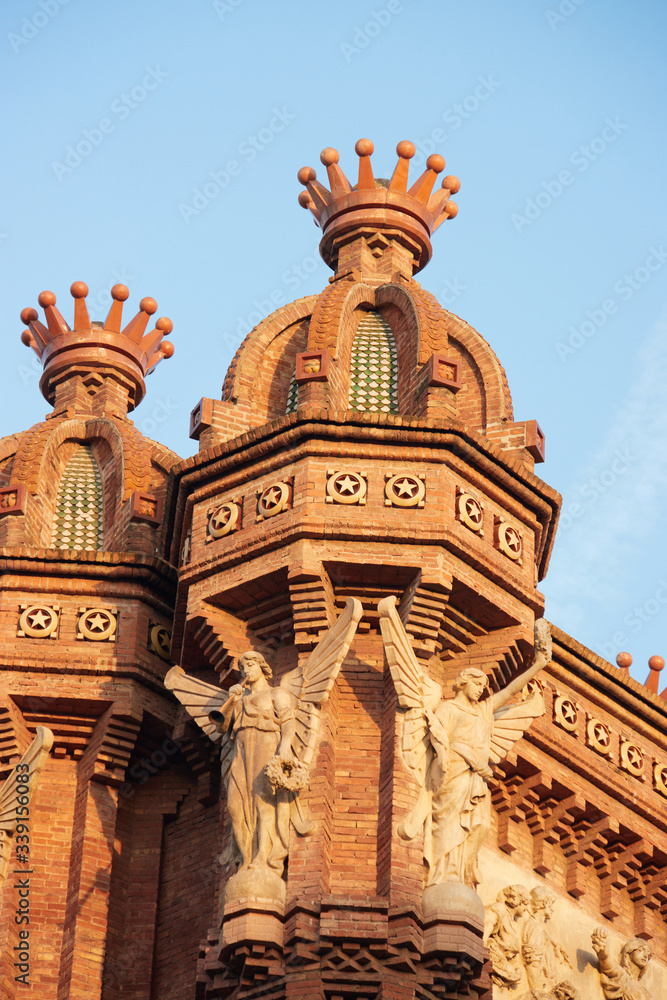 Arc de Triomf in Barcelona, Spain