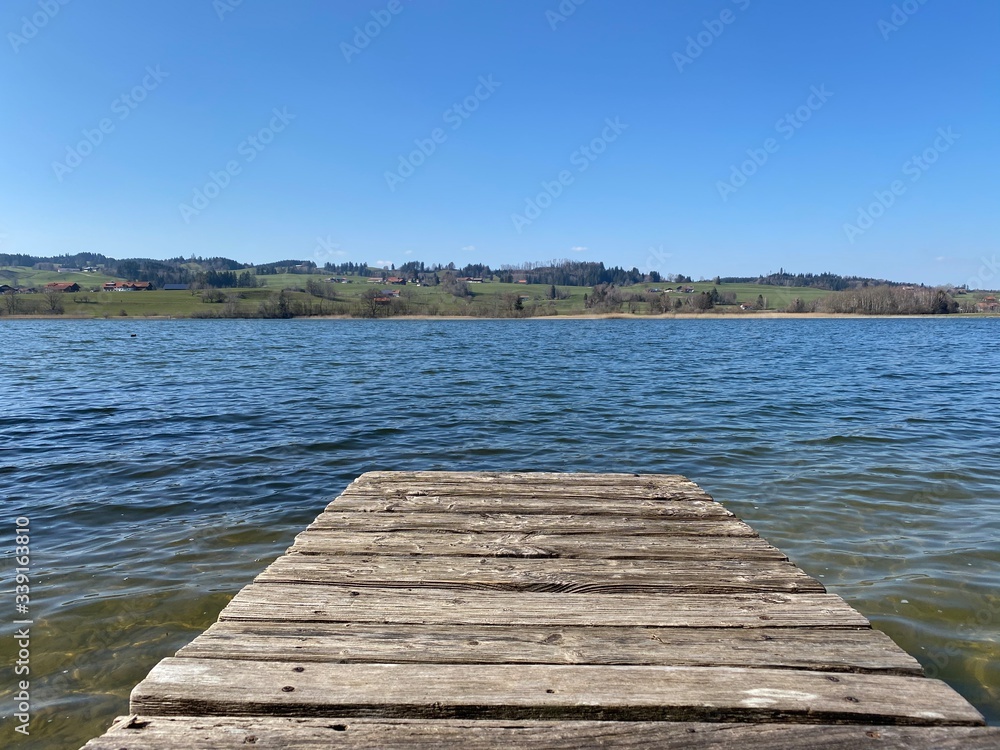 Fototapeta premium pier on the lake