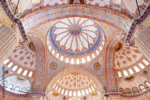 Wallpaper Mural Interior of The Blue Mosque, Istanbul, Turkey Torontodigital.ca