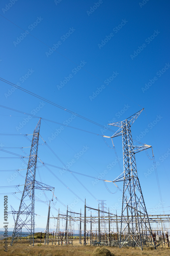 Electrical substation and power line