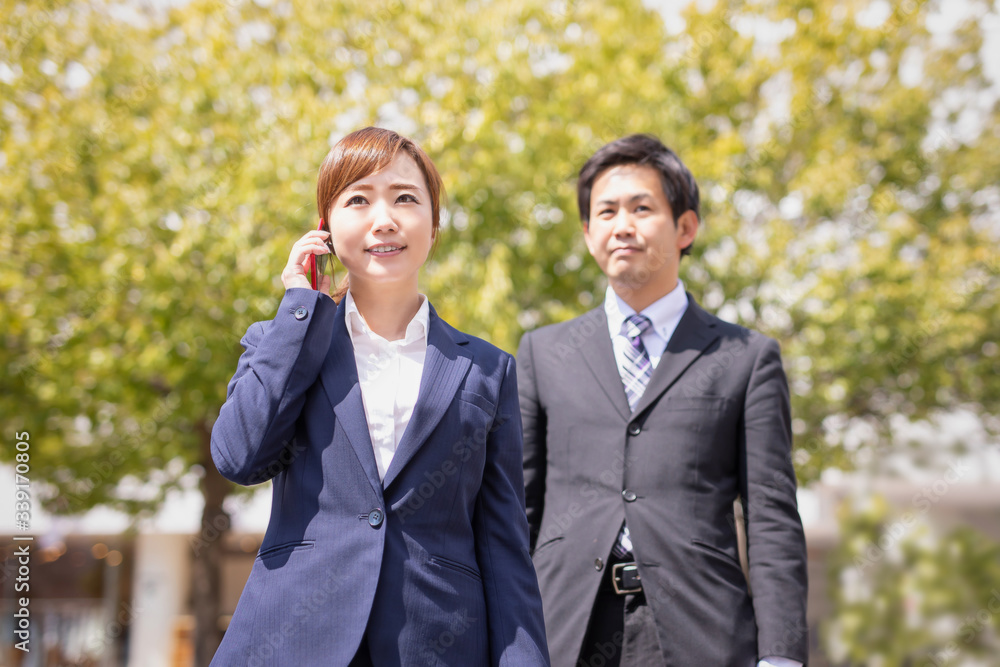 外回りするビジネスイメージ 外回りするビジネスイメージ