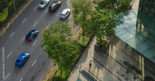 Singapore street timelapse 