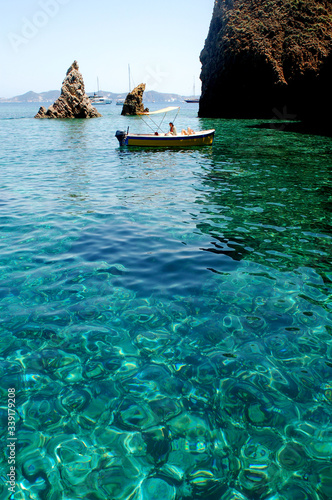 Foto digitali fatte presso l'isola di Palmarola Ponza .