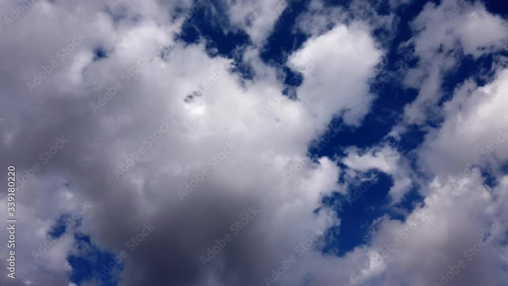 Aerial time lapse clouds sky blue timelapse Aerial time lapse clouds sky blue timelapse