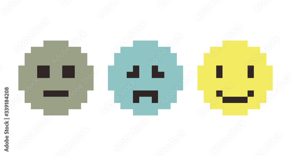 Isolated emoji icons
