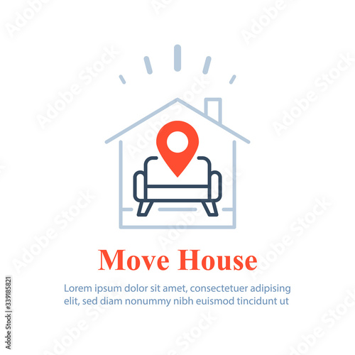 Home delivery services, move house , find apartment to rent, rental estate