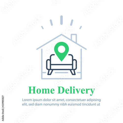 Home delivery services, move house , find apartment to rent, rental estate