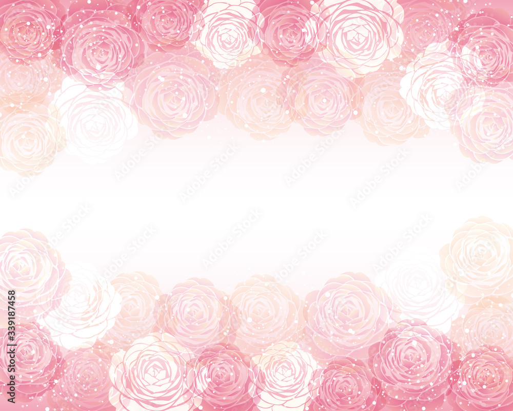 vector background  of Camellia illustration