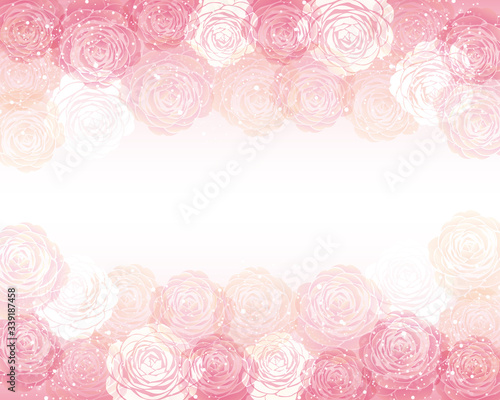 vector background of Camellia illustration