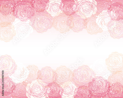 vector background  of Camellia illustration