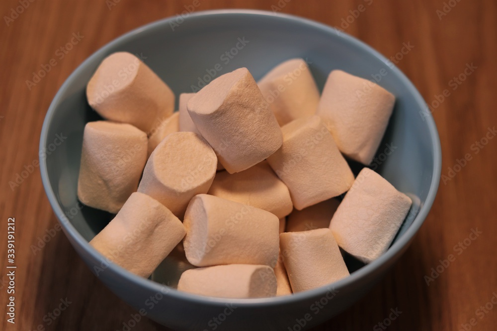 Fototapeta premium Delicious marshmallows ready to roast.