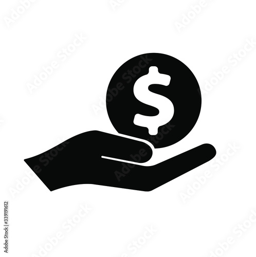 hand with dollar sign