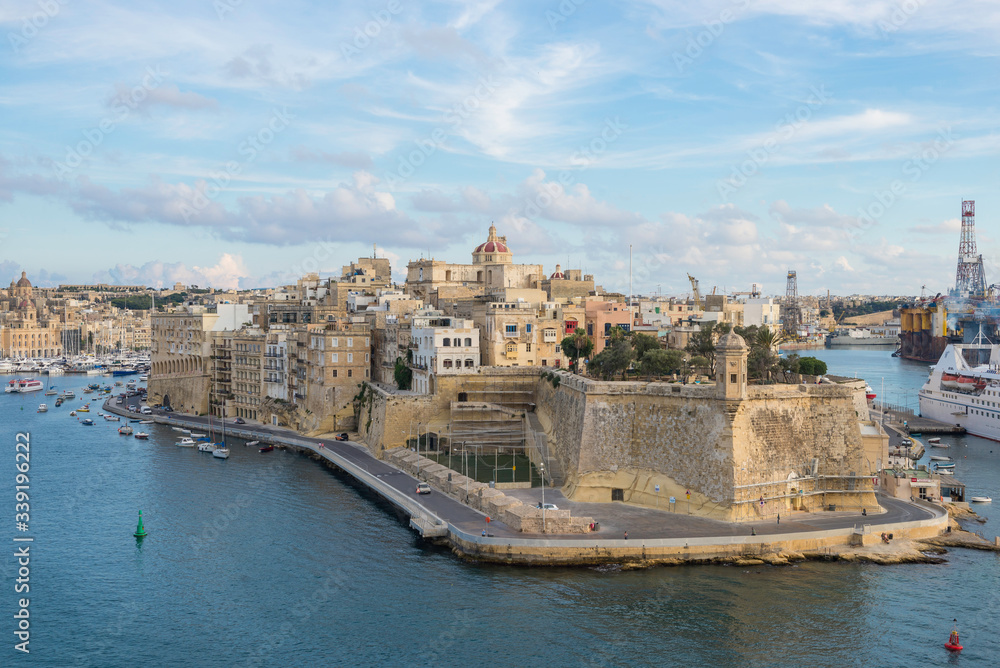 Malta / Malta. 03.09.2015.Valletta, Capital of Malta View from the Harbor Bridge