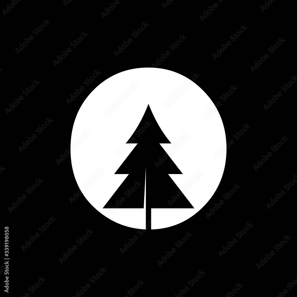 simple pine tree vector logo simple pine tree vector logo