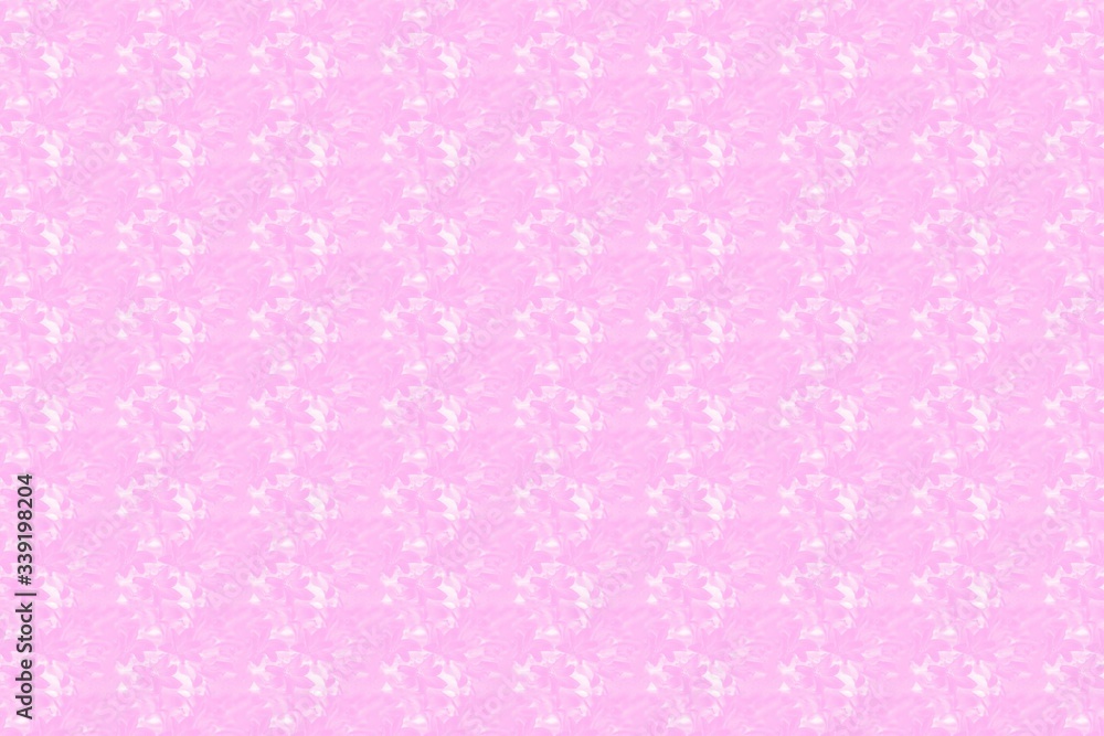 Seamless floral abstract pattern. Pink hyacinths flowers