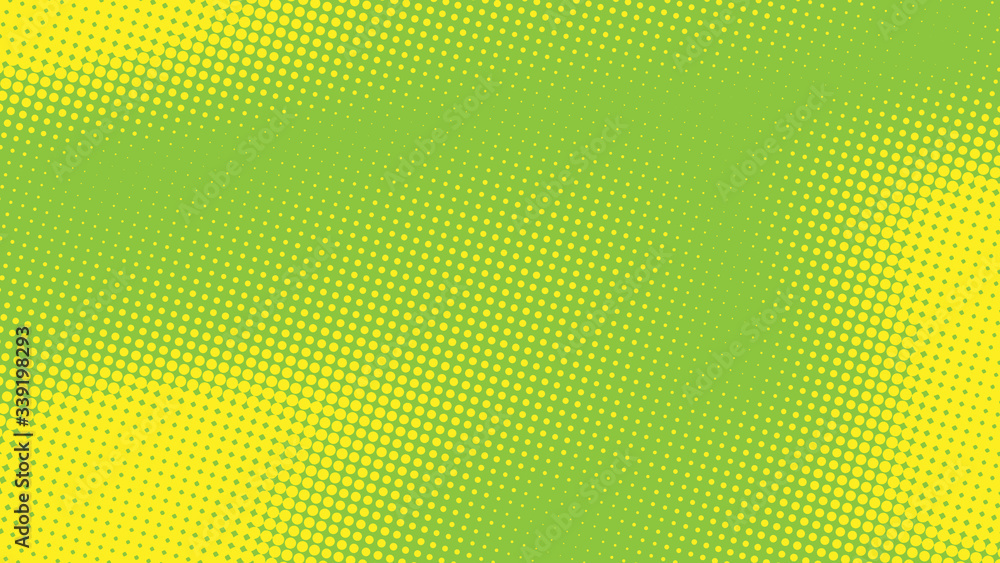 Lime green pop art background in retro comic style with halftone polka dots design, vector illustration eps10 Lime green pop art background in retro comic style with halftone polka dots design, vector illustration eps10