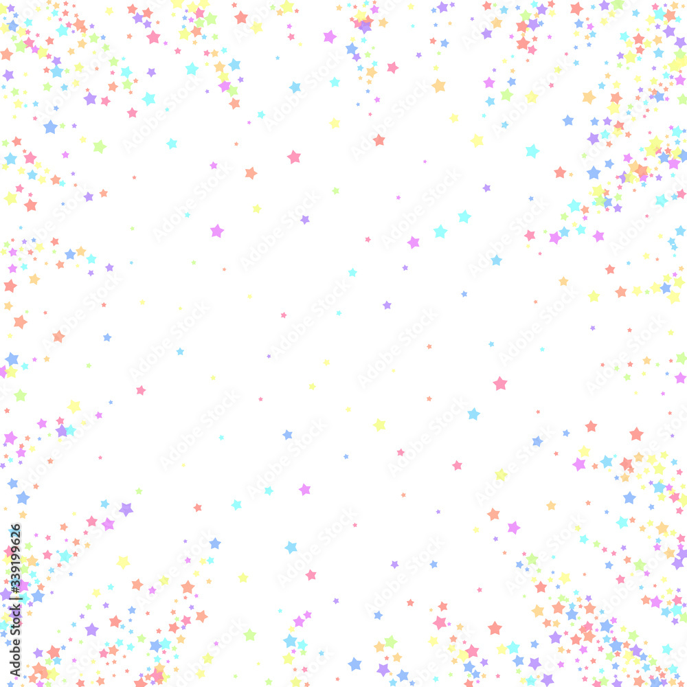 Festive confetti. Celebration stars. Colorful star Festive confetti. Celebration stars. Colorful star
