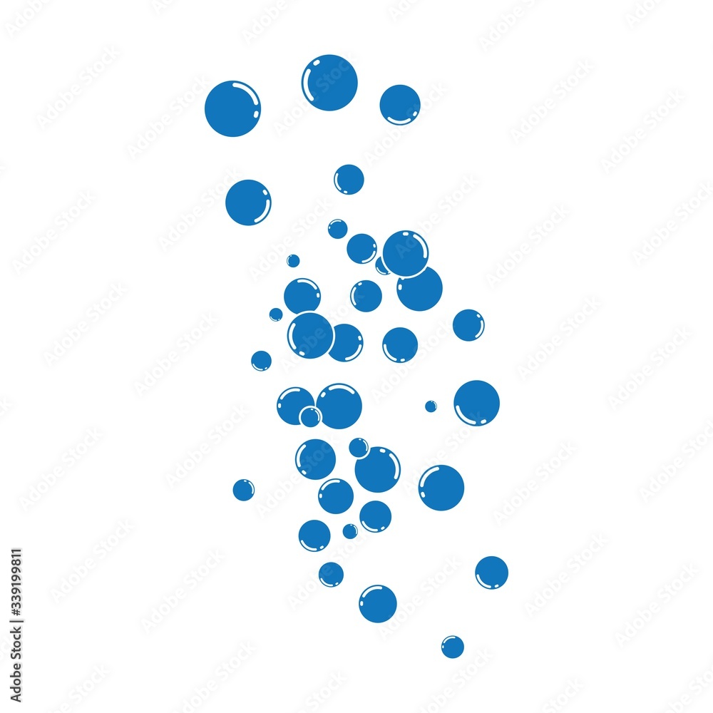 Water bubble icon vector illustration design Water bubble icon vector illustration design