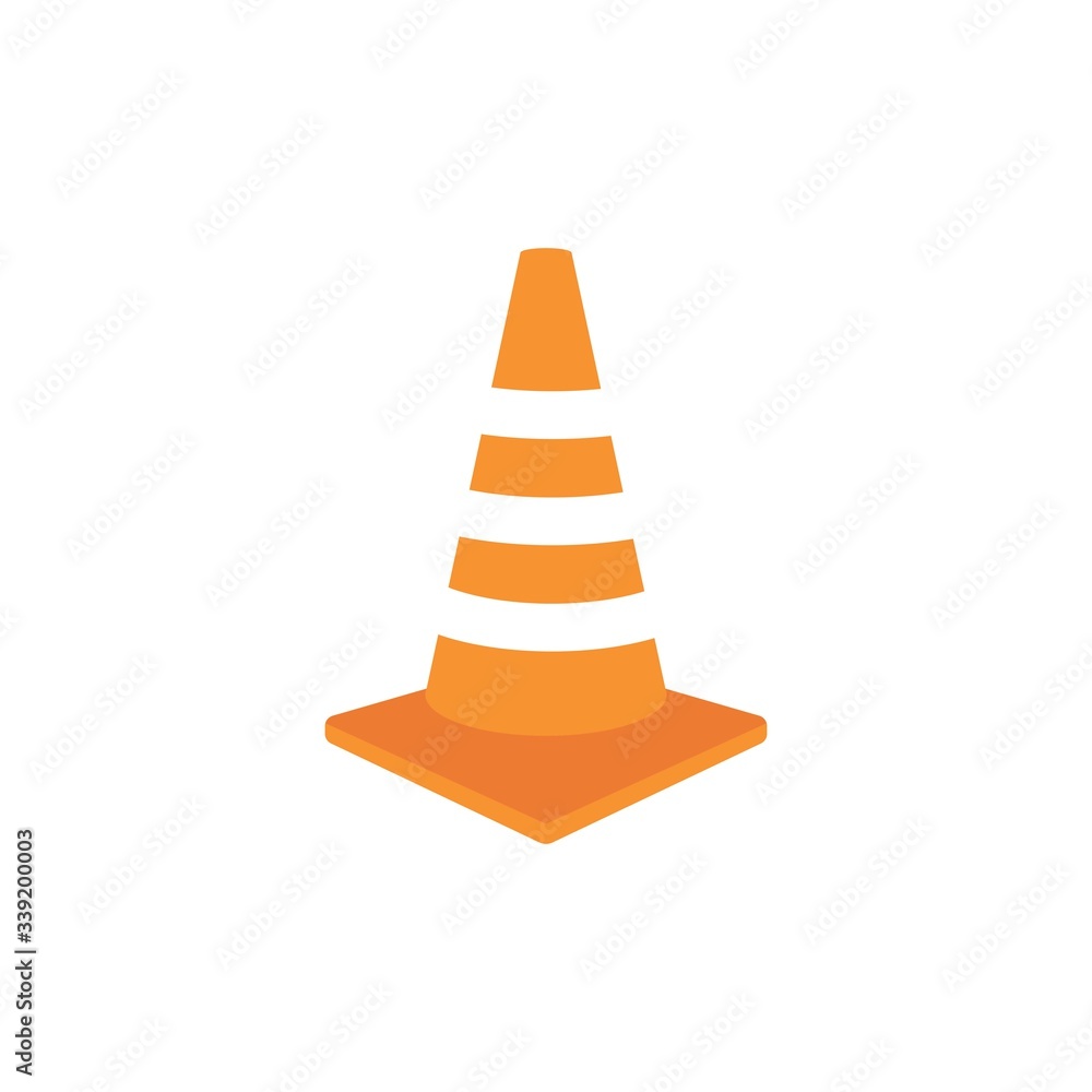 traffic cone vector illustration design traffic cone vector illustration design