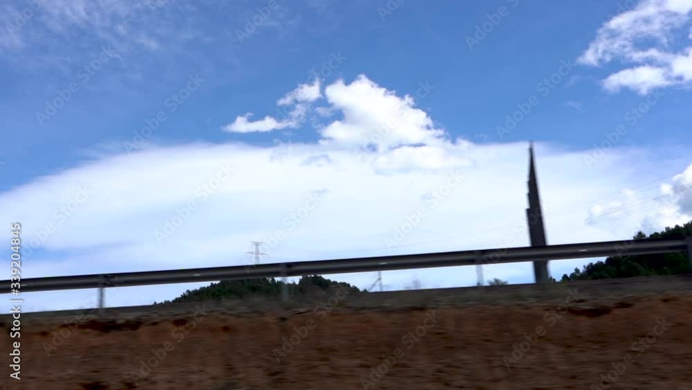 Roadside Scenery on the highways of Spain Roadside Scenery on the highways of Spain