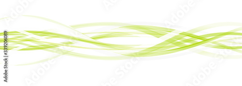 Grün Welle Wellen Band Banner Hintergrund 