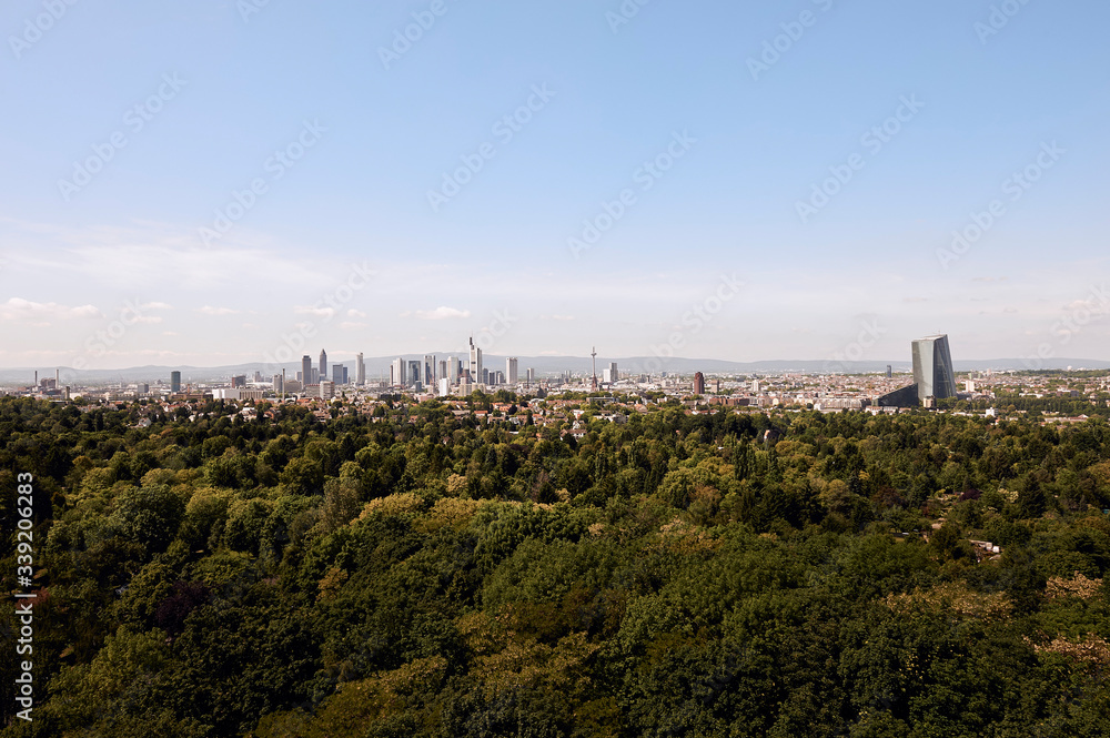 Ausblick vom Goetheturm in Frankfurt Ausblick vom Goetheturm in Frankfurt