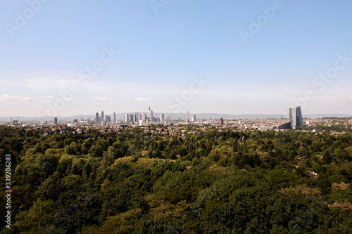 Ausblick vom Goetheturm in Frankfurt