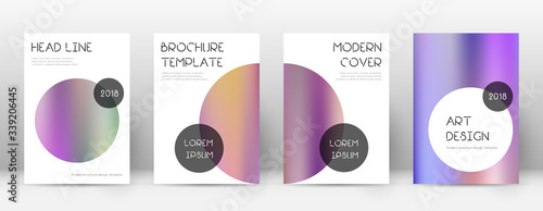 Flyer layout. Trendy fascinating template for Broc