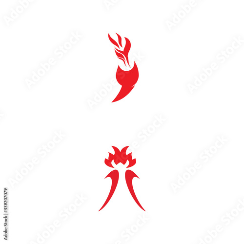 Torch Logo Template vector symbol