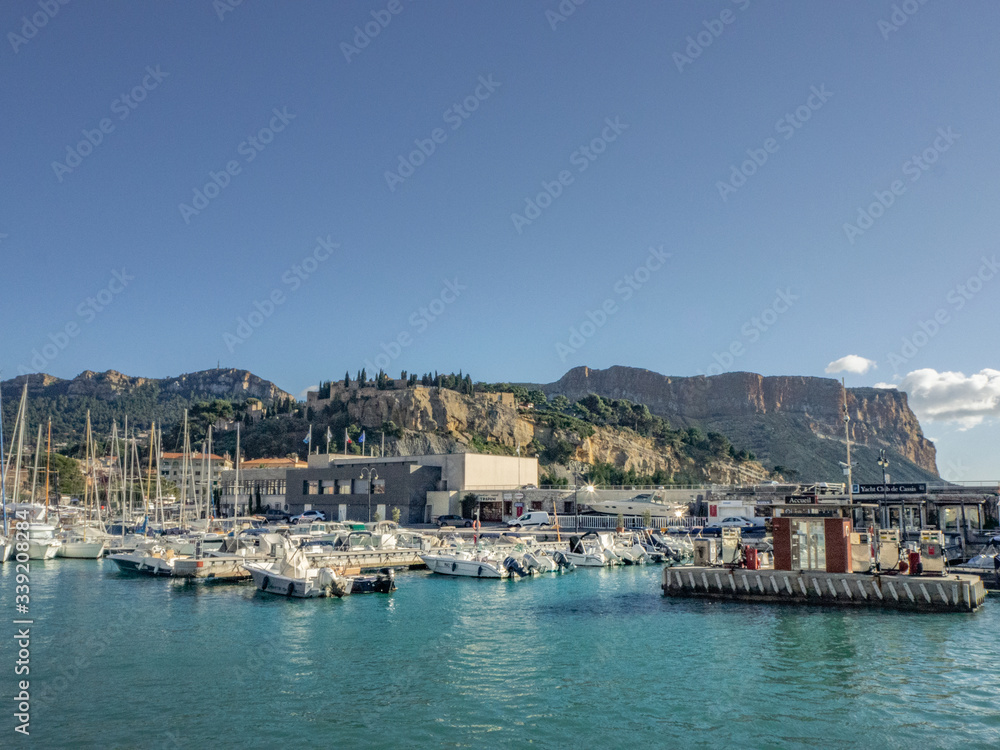 The old harbour of Cassis, South of France