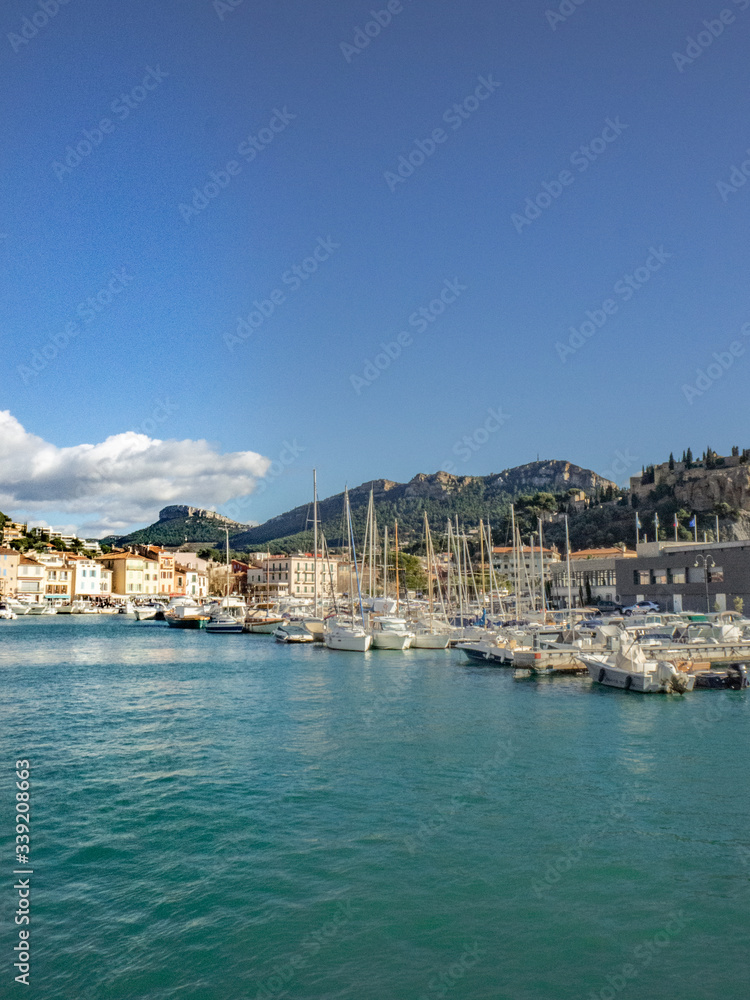 The old harbour of Cassis, South of France