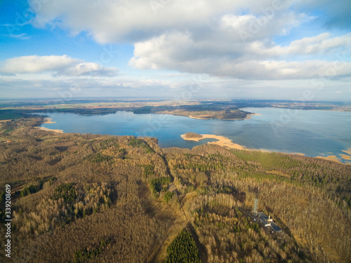 Aerial view of observation ...