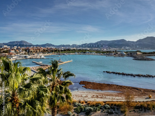 Photography La Corniche Kennedy, View over Marseille, France