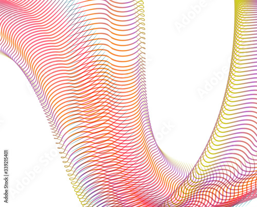 Abstract background blend wave line design for Wallpaper, Banner, Background, Card, Book Illustration, landing page