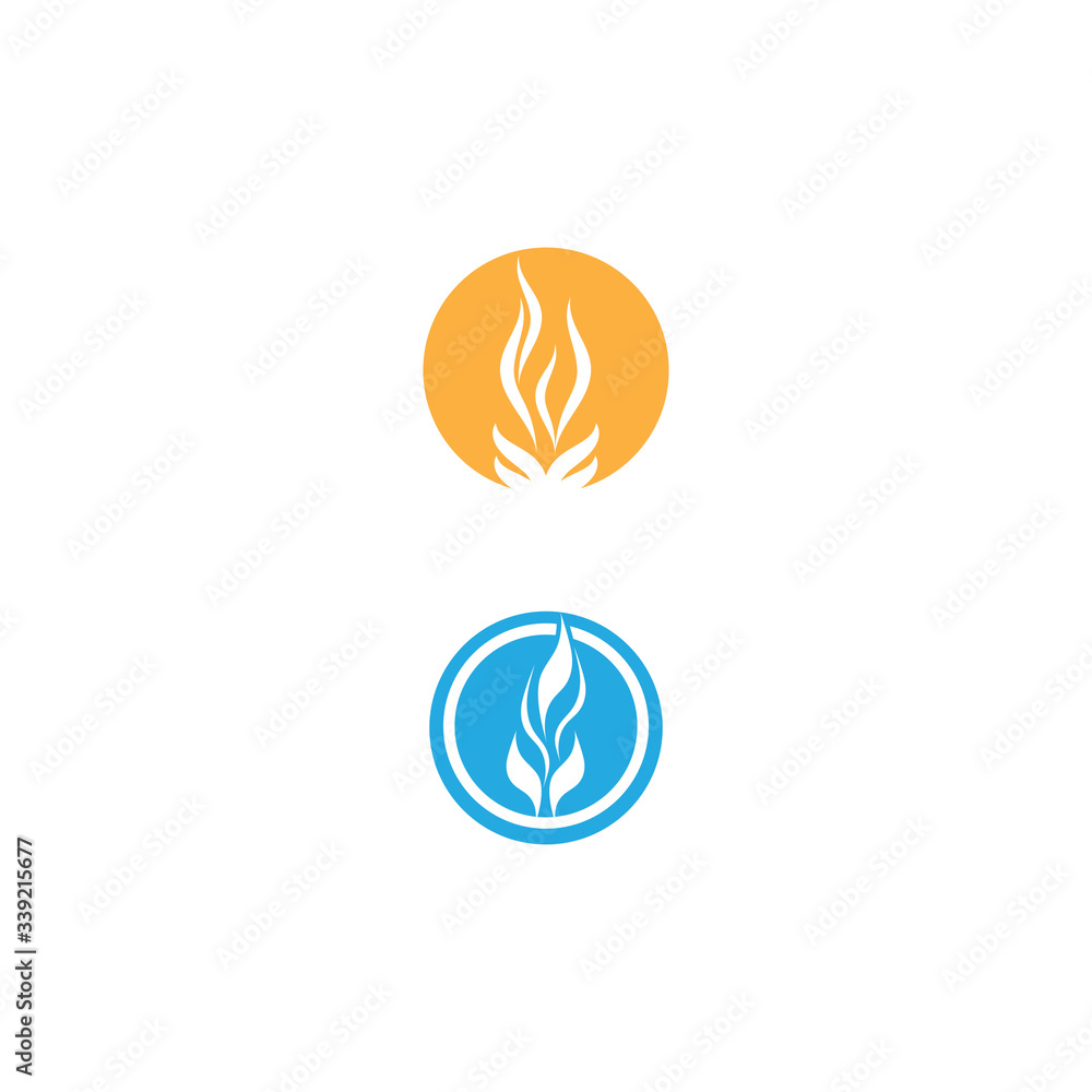 Obraz premium Torch Logo Template vector symbol