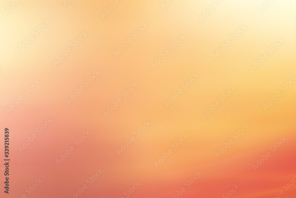 Obraz premium orange yellow blurry background, gradient for design, unusual background