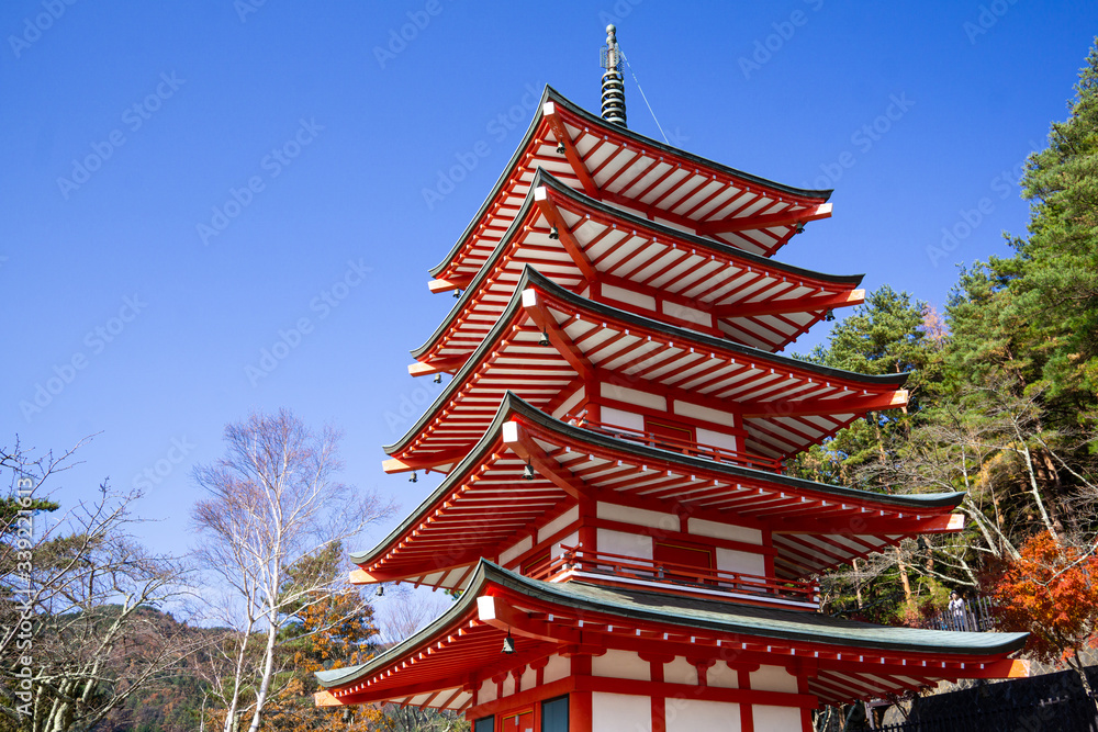 Mount Fuji - Fujiyama, the highest active volcano mountain in Japan Mount Fuji - Fujiyama, the highest active volcano mountain in Japan