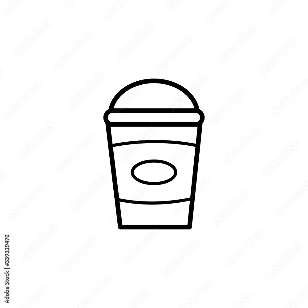 coffee cap icon vector design template coffee cap icon vector design template