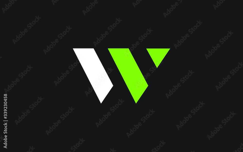 or wv and v or w lowercase Letter Initial Logo Design, Vector Template or wv and v or w lowercase Letter Initial Logo Design, Vector Template