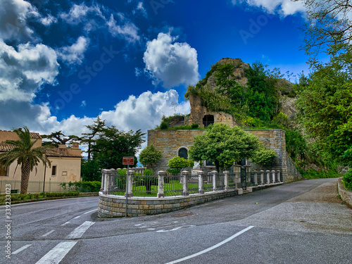 The war memorial of Aiello Calabro, Italy.