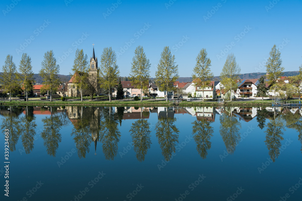 Fototapeta premium Haßmersheim am Neckar
