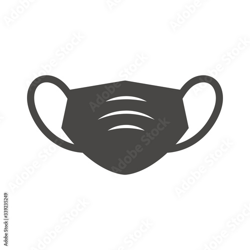 Sanitation and protection facemask ppe icon set w respiratory face masks