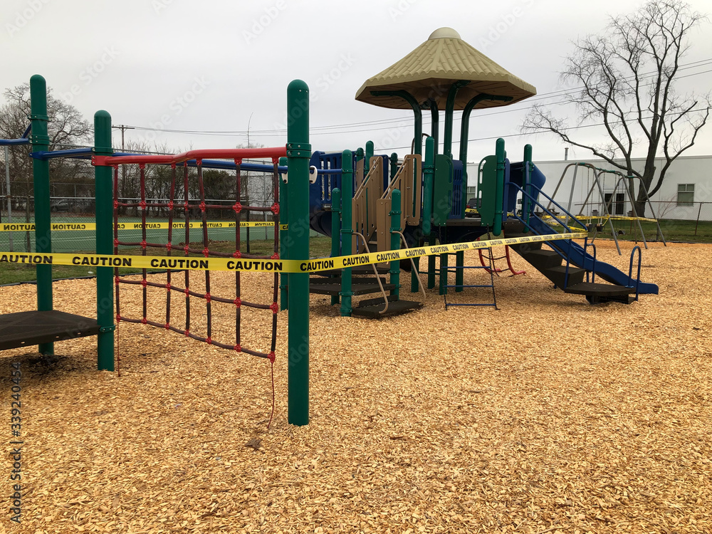 Playground off limits due to Covid-19 Pandemic Playground off limits due to Covid-19 Pandemic