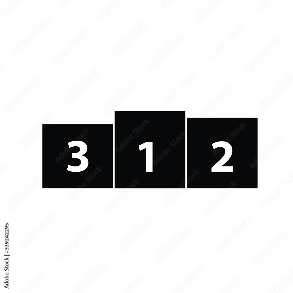 winners icon Podium icon - vector winners icon Podium icon - vector
