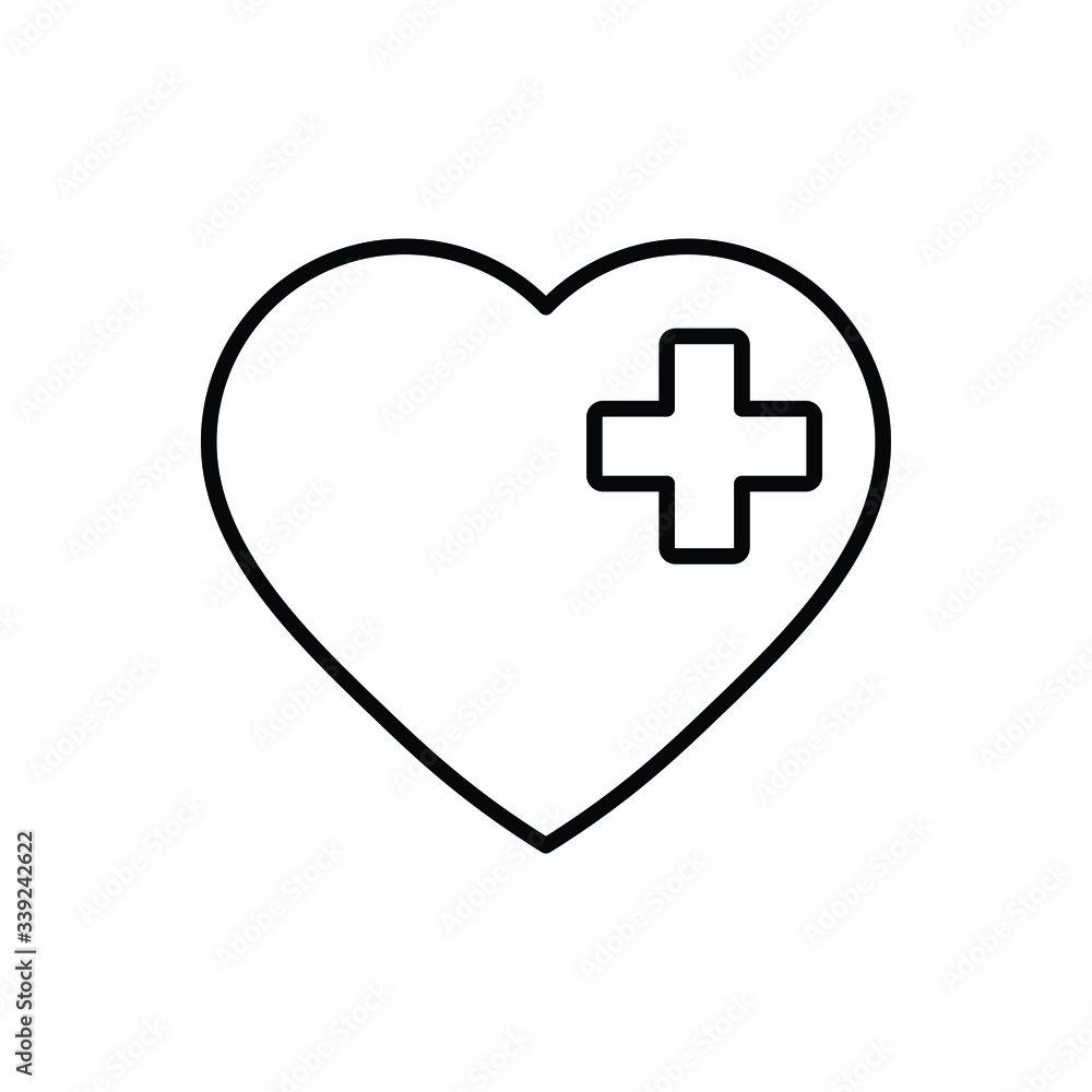 heart icon with plus symbol heart icon with plus symbol