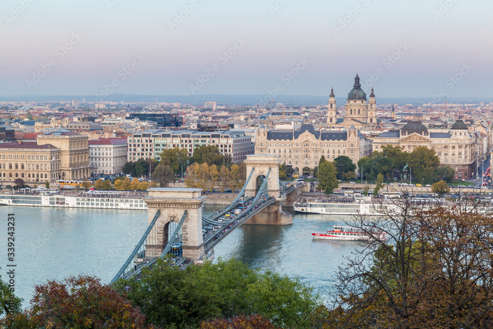 Obraz premium Old and beautiful Budapest, Hungary's capital 