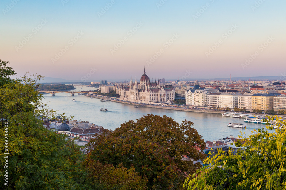 Old and beautiful Budapest, Hungary's capital 