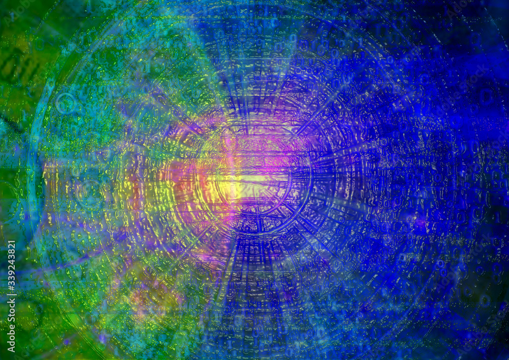 Fototapeta premium Astrology Horoscope Pattern Texture Background , Graphic Design